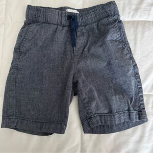 Old Navy Boys dark chambray drawstring shorts size XS (5)
